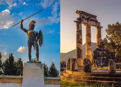 Delphi, Thermopylae private full day trip from Athens