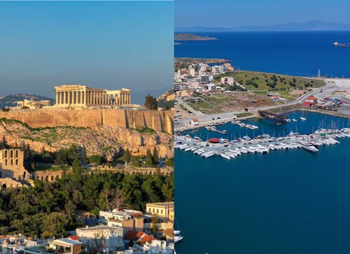 Athens city/hotels to Lavrio port private transfer