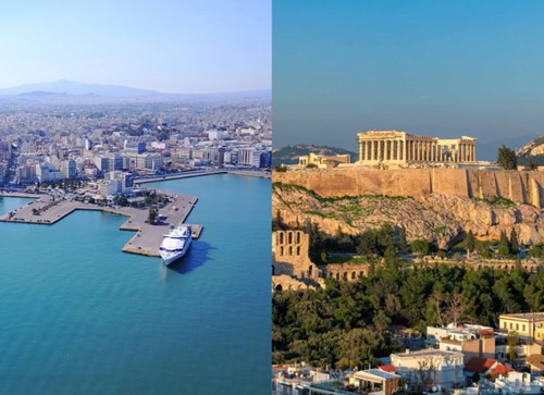Piraeus port to Athens city/ hotels private transfer