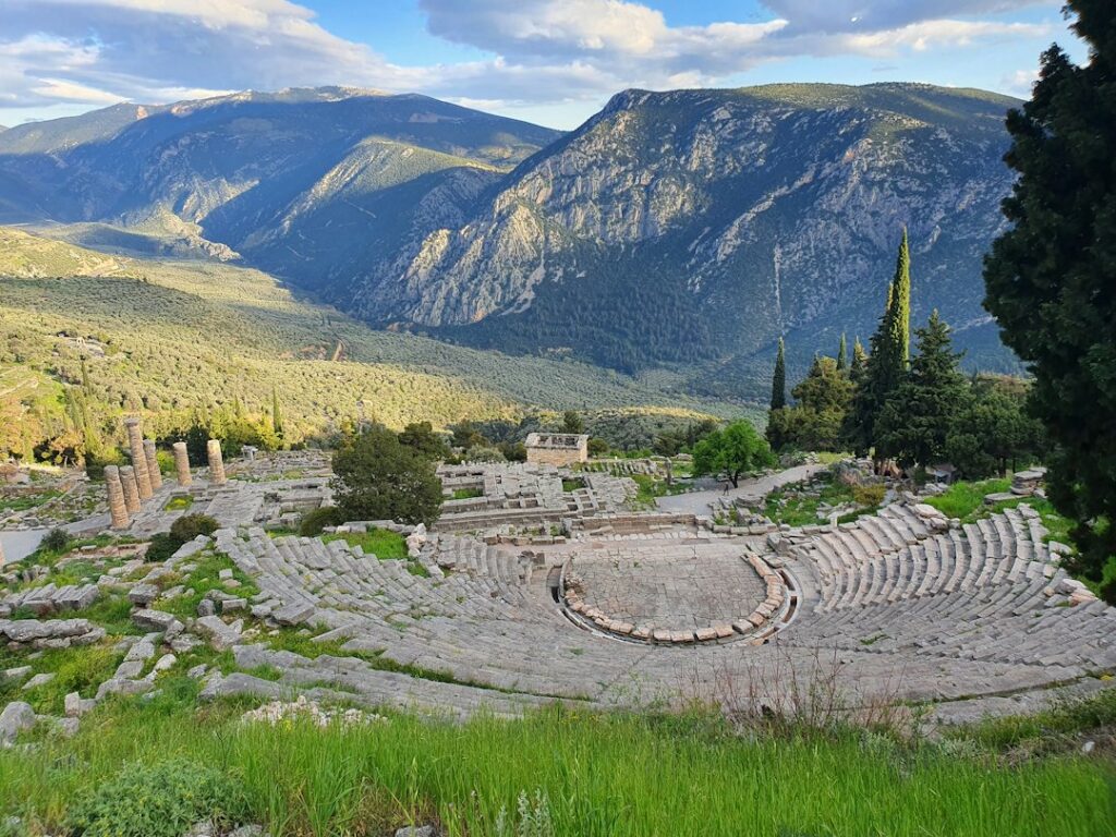 Ancient theatre at Delphi — illustrative destination photograph
